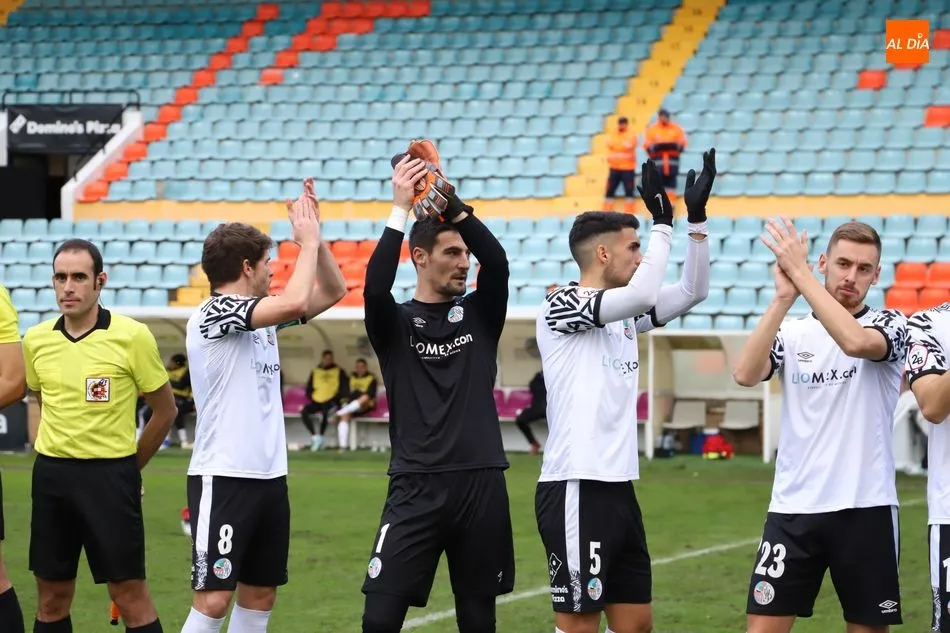 Los jugadores del Salamanca despedirán el año el sábado 21 de diciembre en el Helmántico. Foto de Lydia González