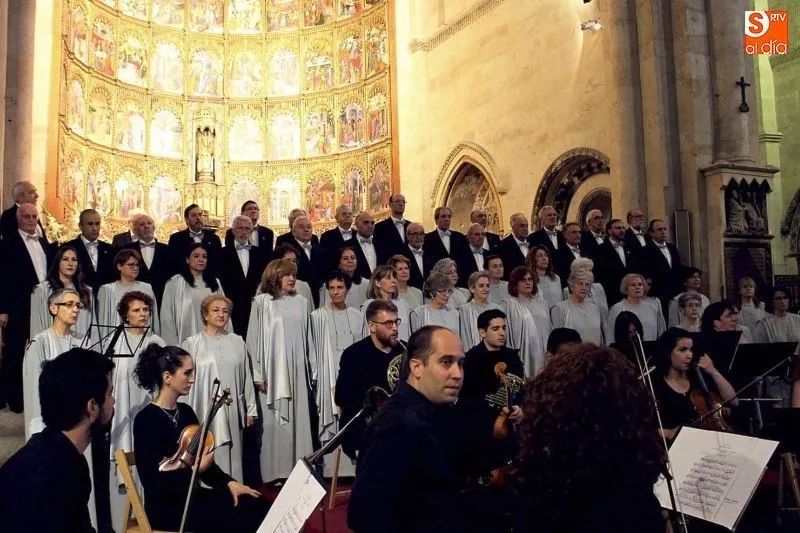 El Coro Francisco Salinas, en una actuación anterior