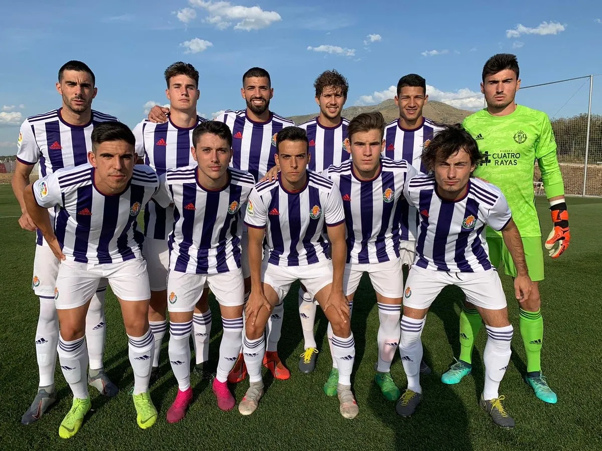 Un once del filial pucelano en pretemporada / TWITTER