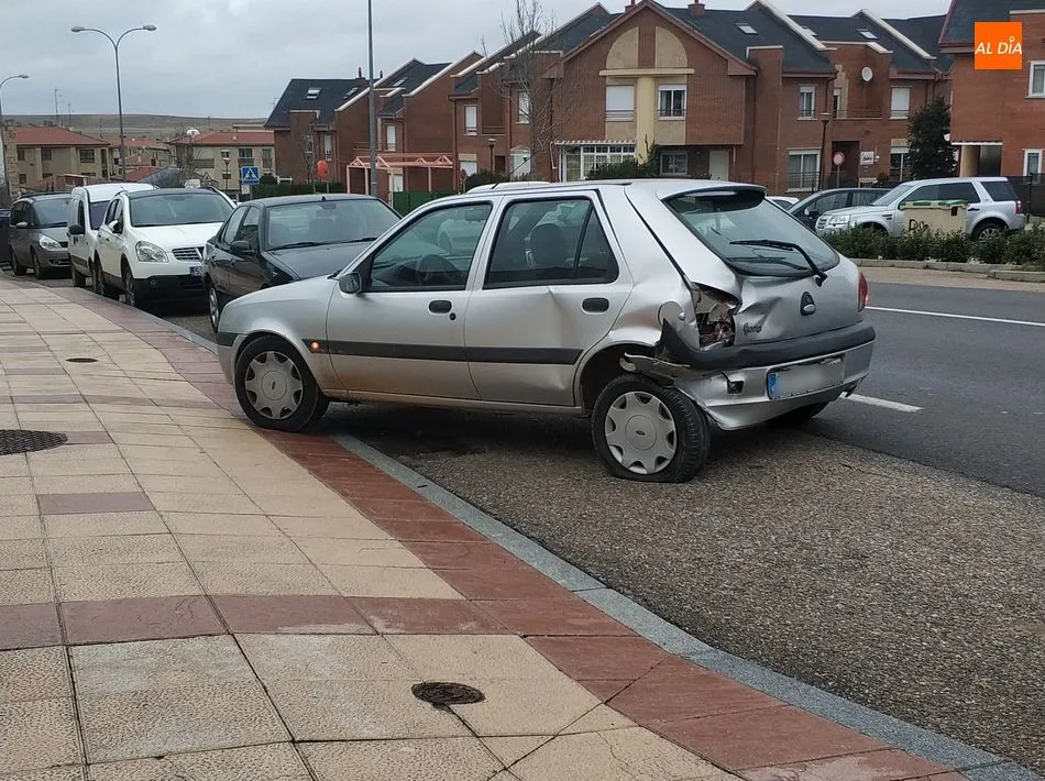 Estado de uno de los dos vehículos implicados en el choque