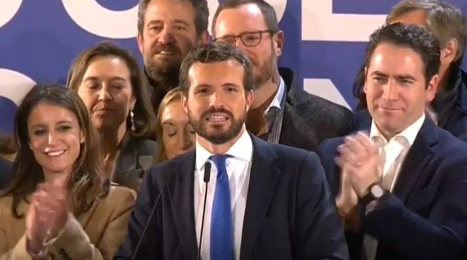 El líder del PP y candidato a la Presidencia del Gobierno, Pablo Casado | EP