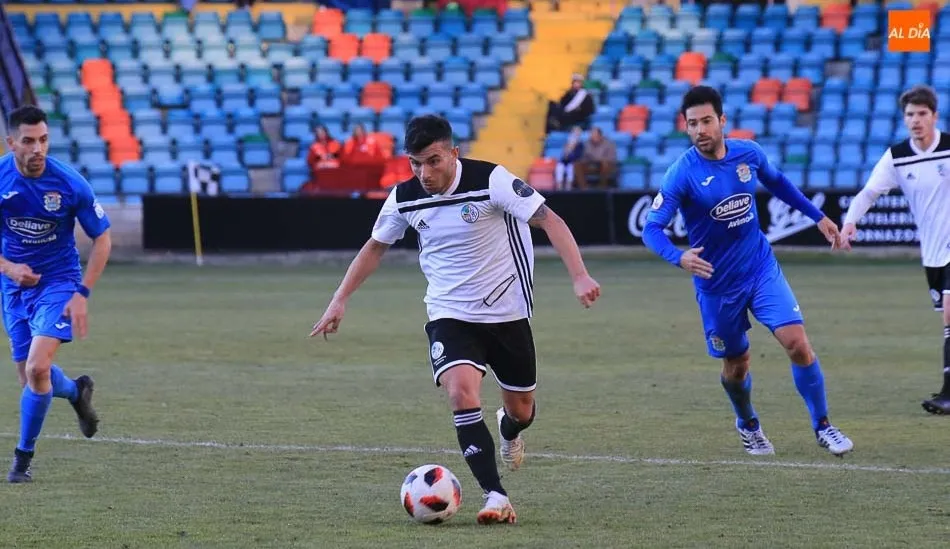 José García, con el Salamanca UDS