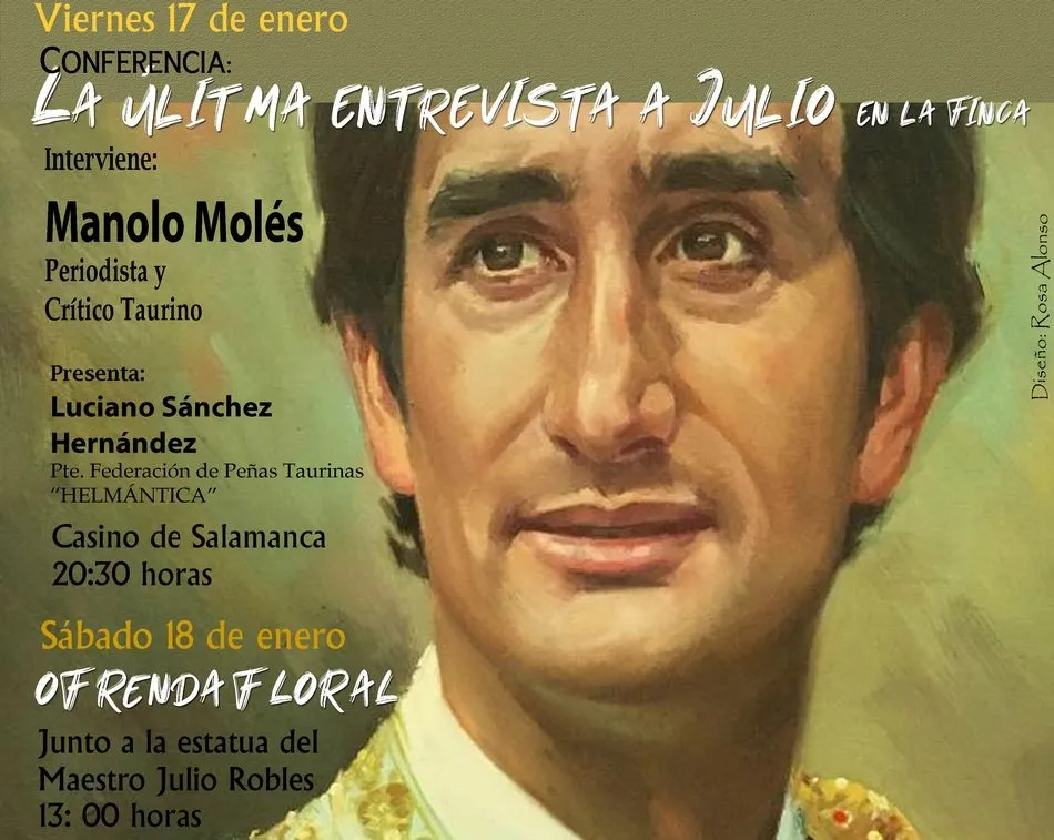 Dos nuevos actos rendirán homenaje a la figura de Julio Robles