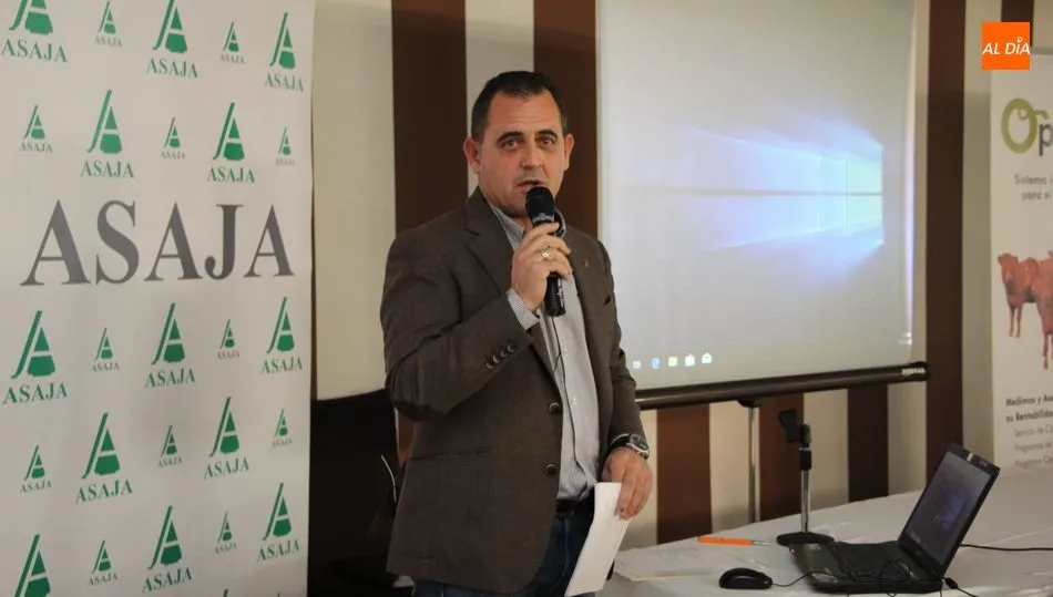 Juan Luis Delgado, presidente de Asaja Salamanca, agradeció a todos su participación en esta jornada / CORRAL