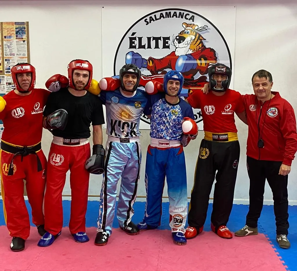 Foto de familia de la visita