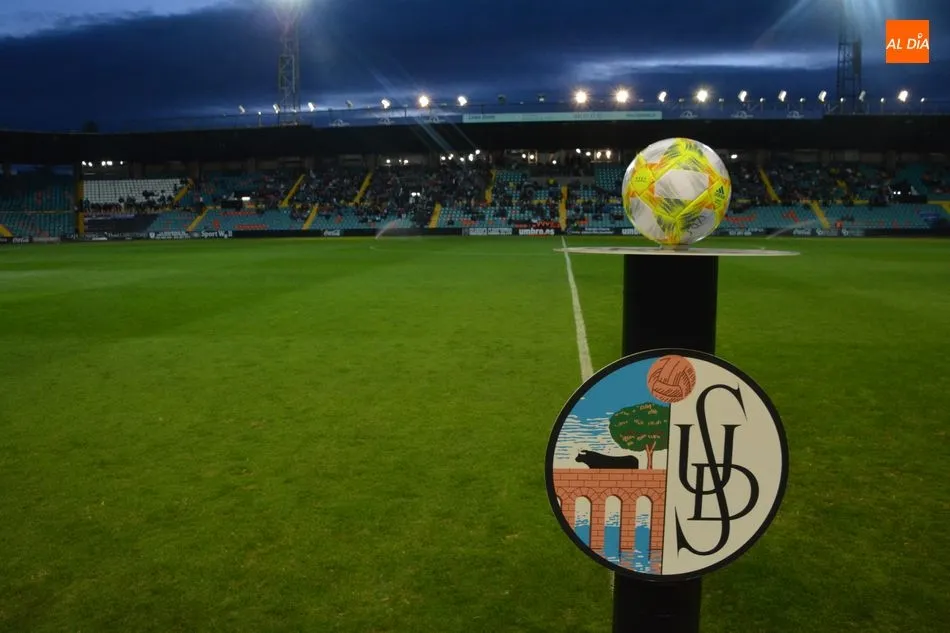 El Helmántico, en un partido del Salamanca UDS