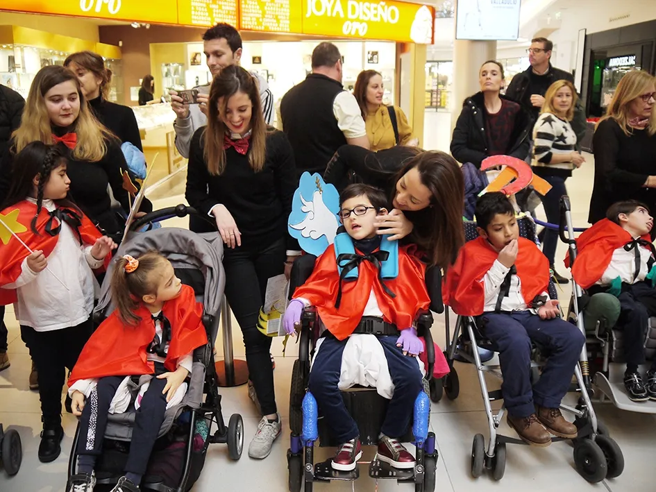 Un grupo de niños, en el certamen