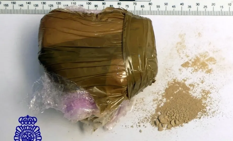 Droga intervenida en esta operación