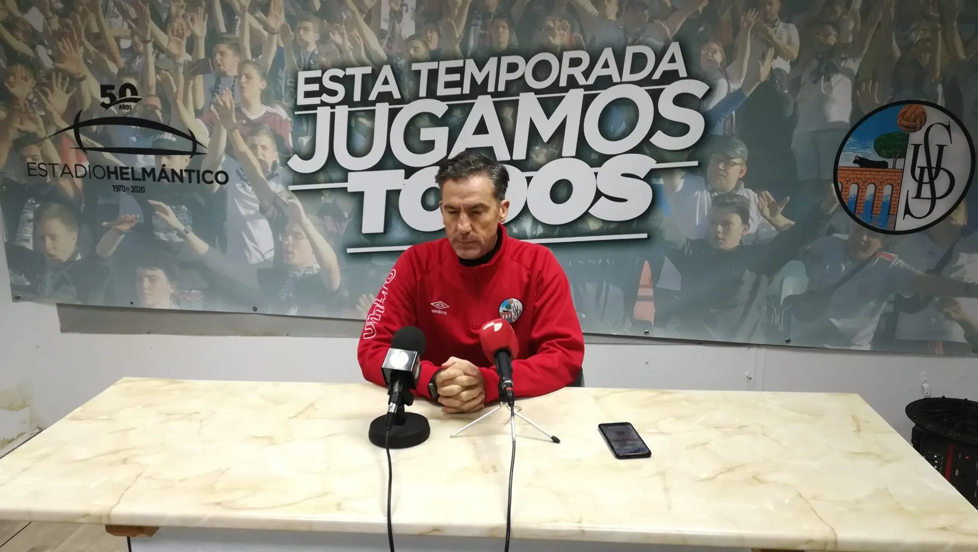 Larrazábal, en una rueda de prensa anterior