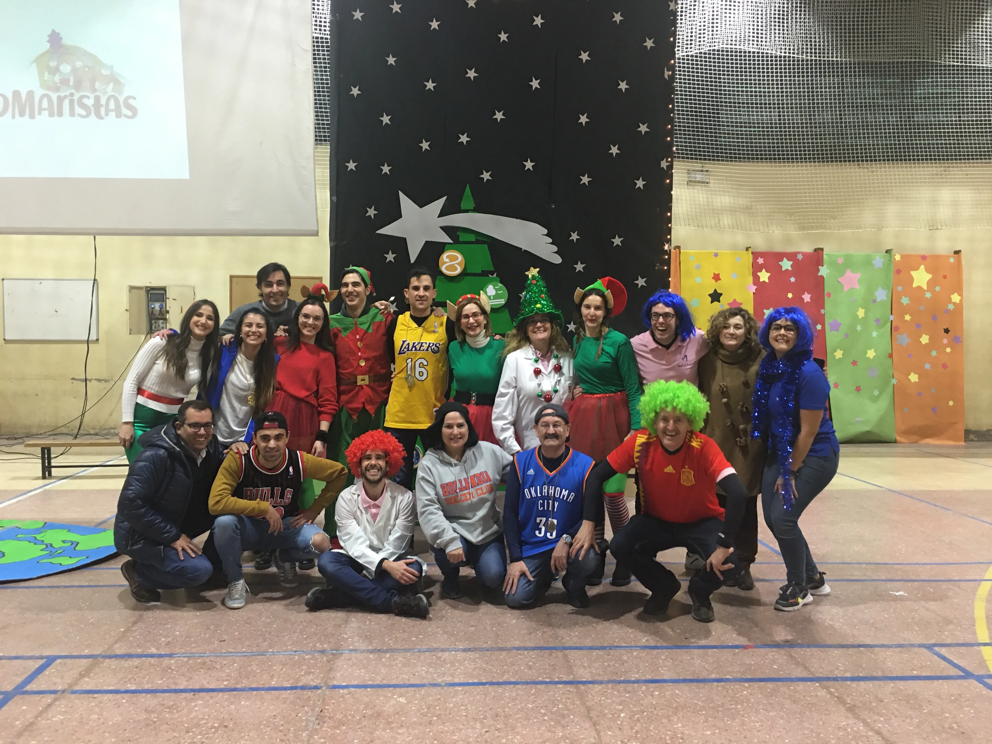 Maristas celebra la Navidad de la mejor forma posible 