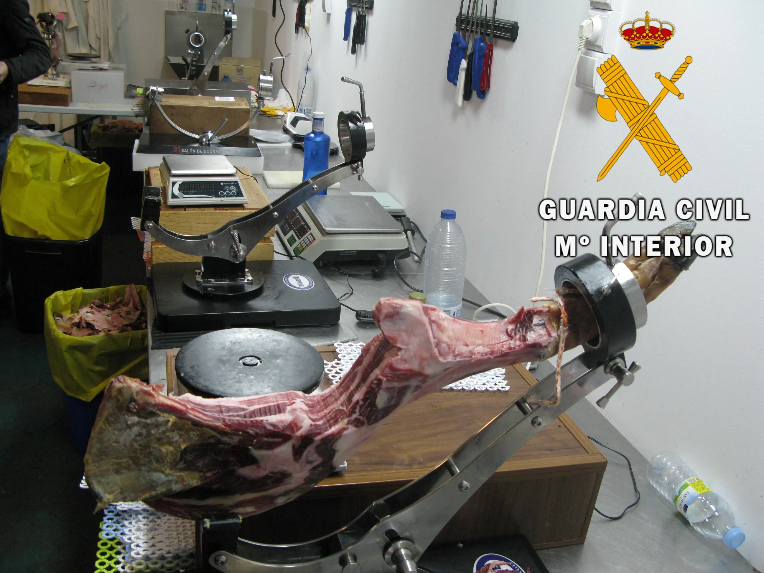 Una paleta de jamón ibérica