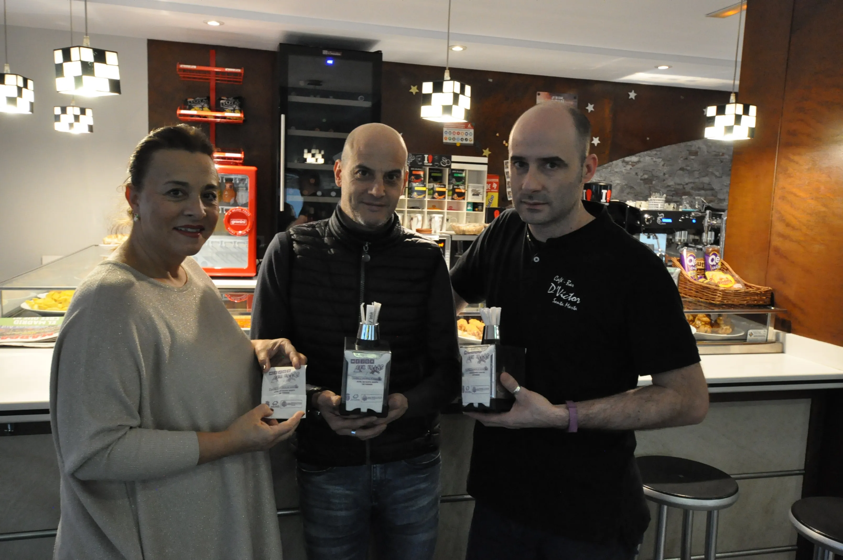 Las servilletas en cuestión