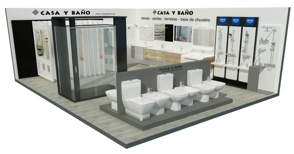 Maqueta del interior de la exposición que abrirá al público el 2 de enero