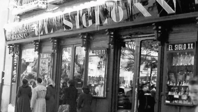 La tienda de ‘El siglo XX’, en la calle Concejo