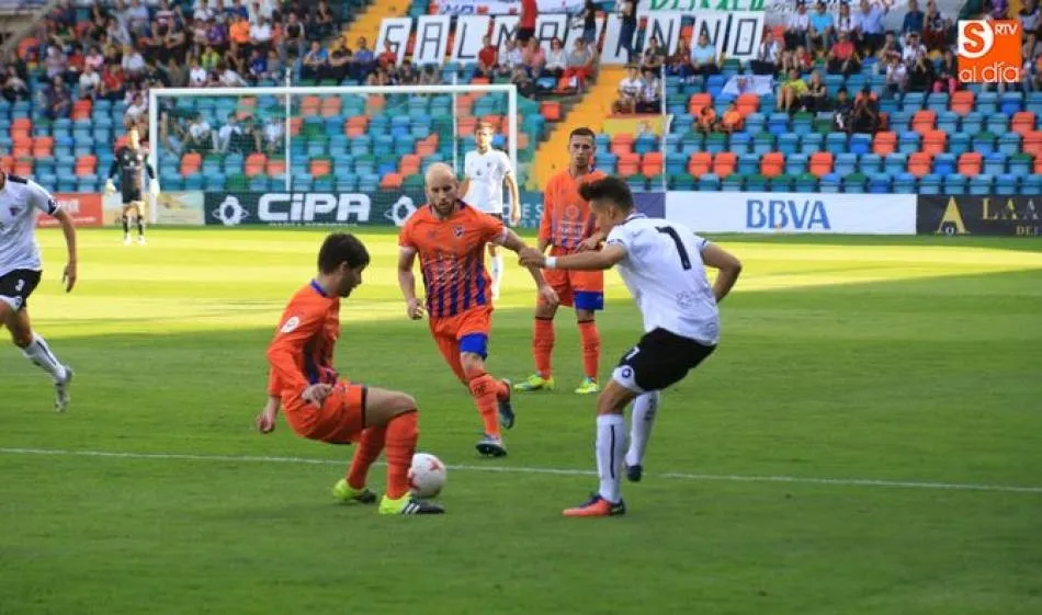 Caramelo, con el Salamanca UDS, en el Helmántico