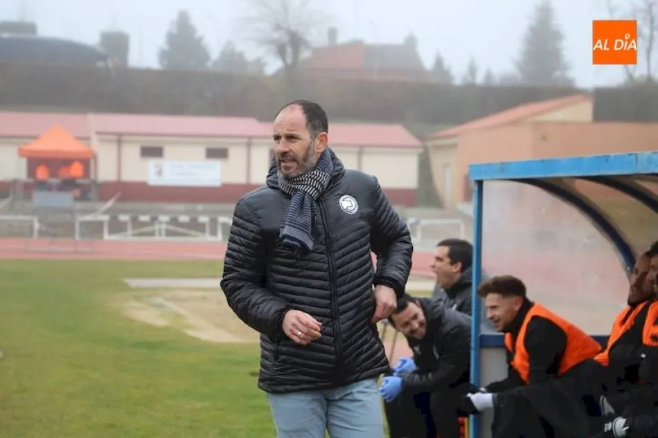 Jabi Luaces durante un encuentro con Unionistas / Archivo