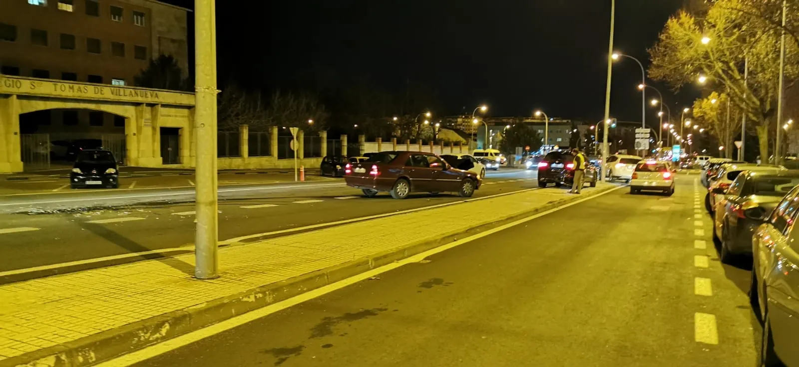 Escena del accidente