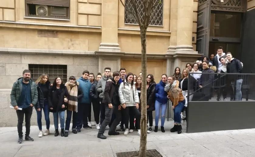 Los alumnos, en la Audiencia Tributaria Provincial