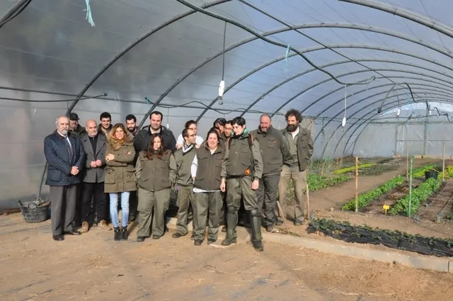 Los once alumnos del Programa junto a David Mingo y Chabela de la Torre.