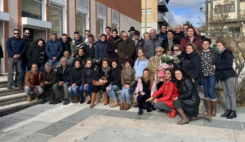 Homenaje a Don Tomás García en Galinduste