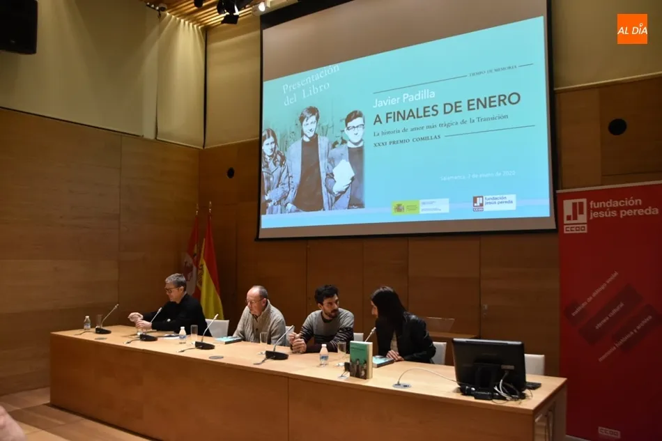 Un momento de la presentación del libro A finales de enero en el Centro Documental de la Memoria Histórica