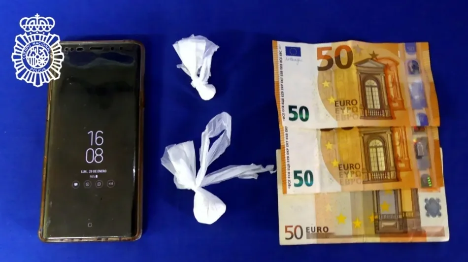 Material intervenido en este arresto