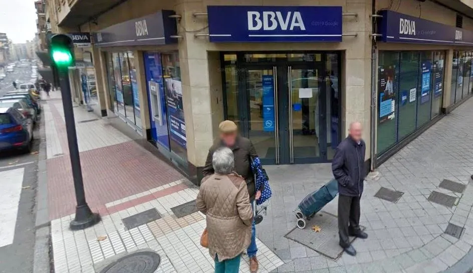 Sucursal del BBVA, en la avenida de Italia. Foto de Google Maps