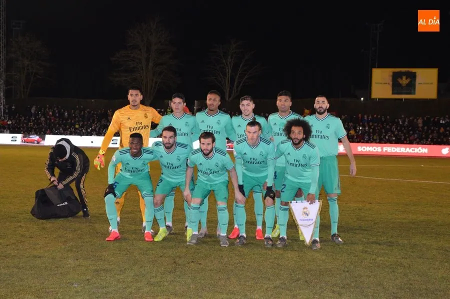 Once inicial del Real Madrid en las Pistas. Foto de Ángel Merino