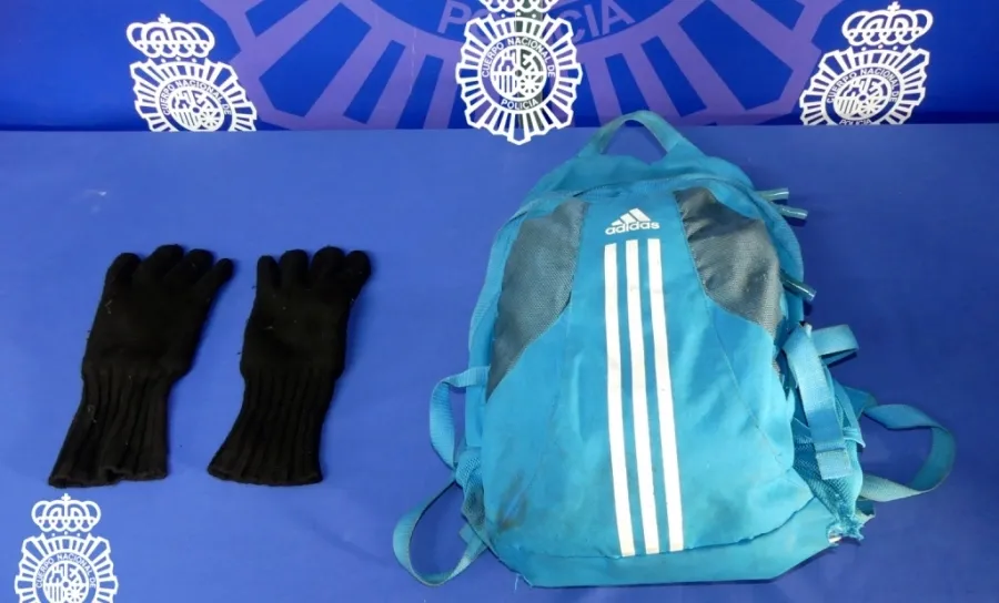 Material intervenido en este arresto