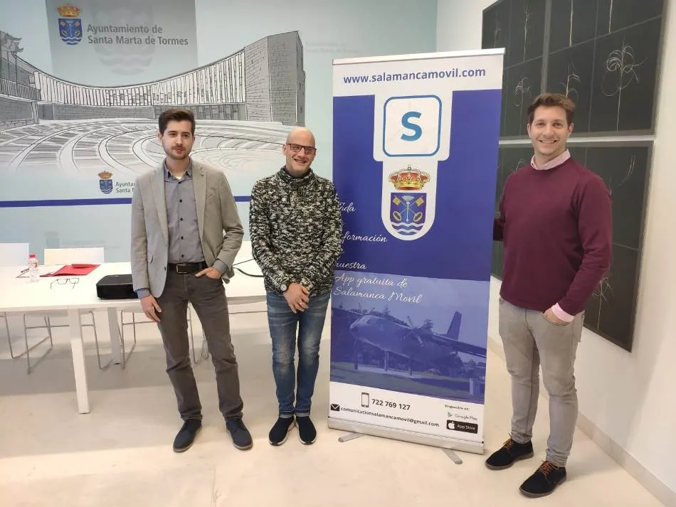 Presentación de la App Salamanca Móvil en el Ayuntamiento de Santa Marta.
