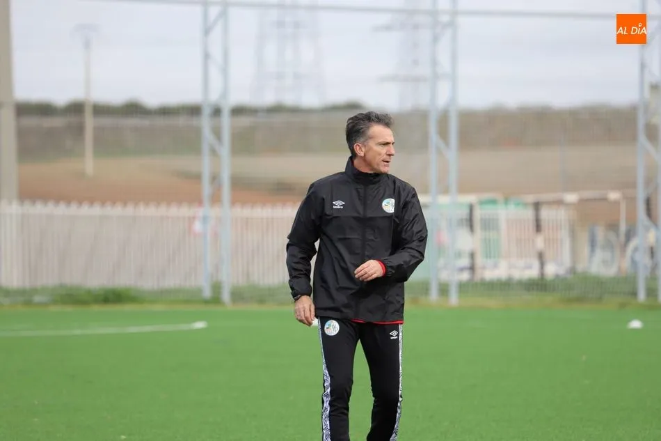 Larrazábal, en un entrenamiento