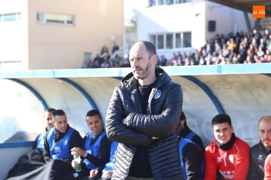 Luaces, ante del inicio del partido