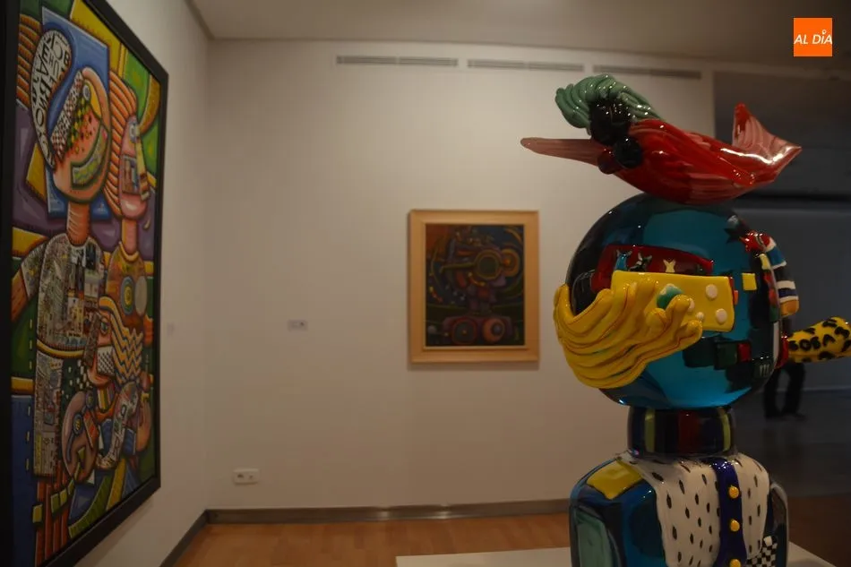 Una de las obras incluidas en la exposición | Foto: Lydia González