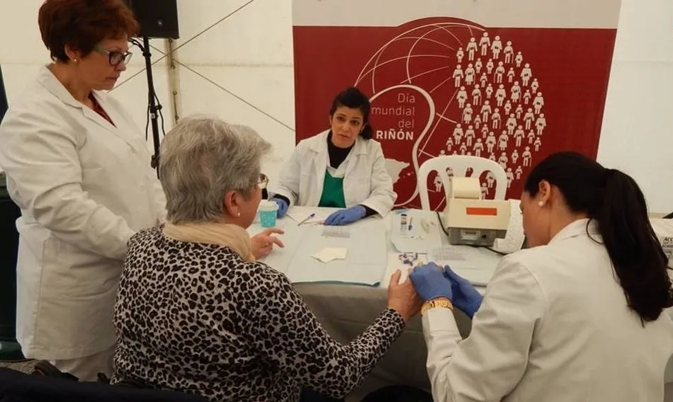 Imagen de archivo de las actividades organizadas con motivo del Día Mundial del Riñón