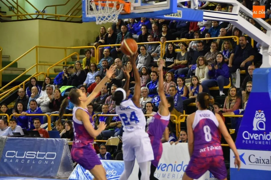 Loyd, en un momento del partido / Paula Zorita