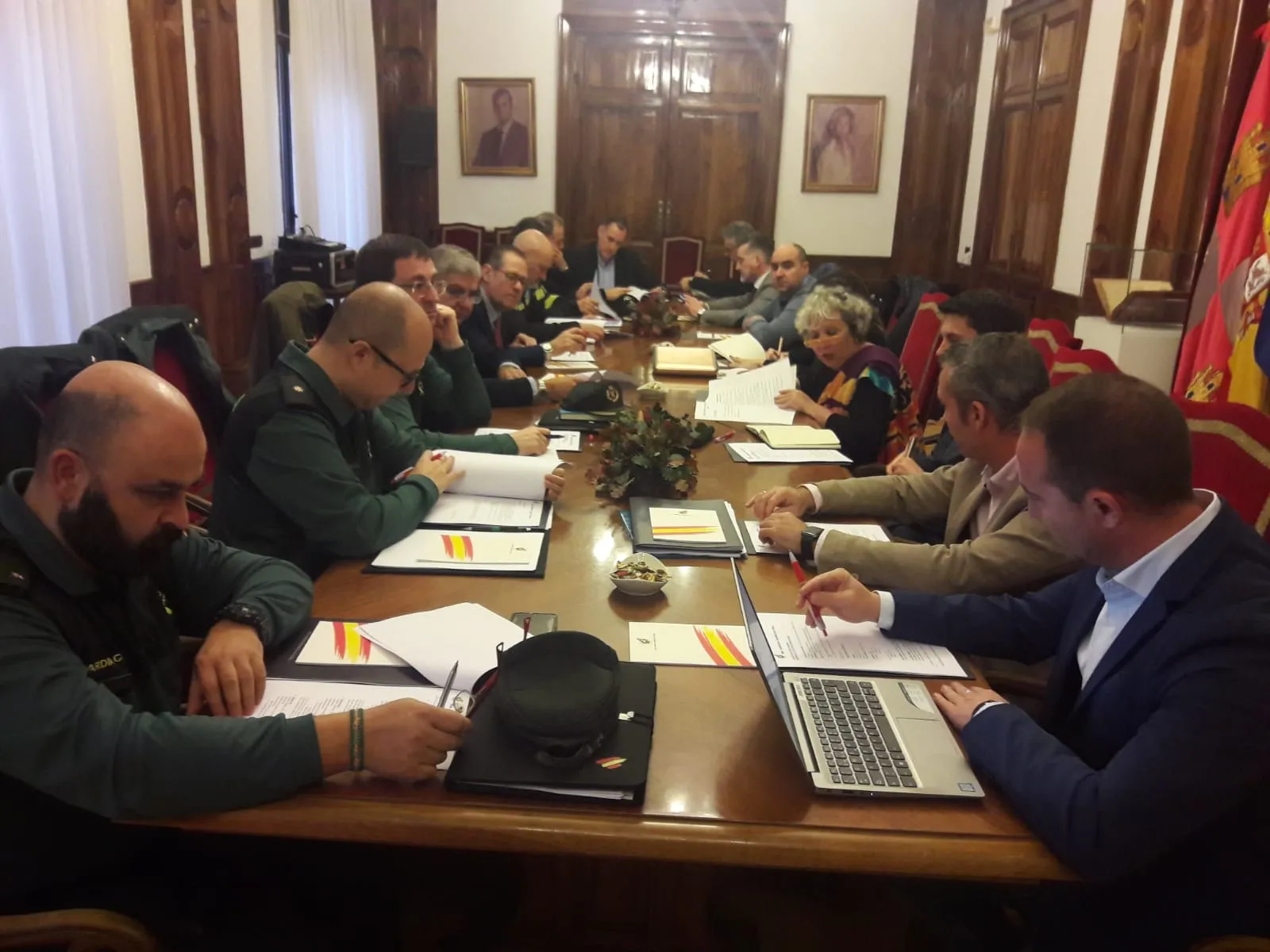 Un momento de la reunión