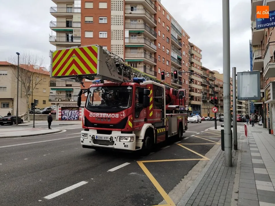 Hasta el lugar se desplazó una dotación de bomberos