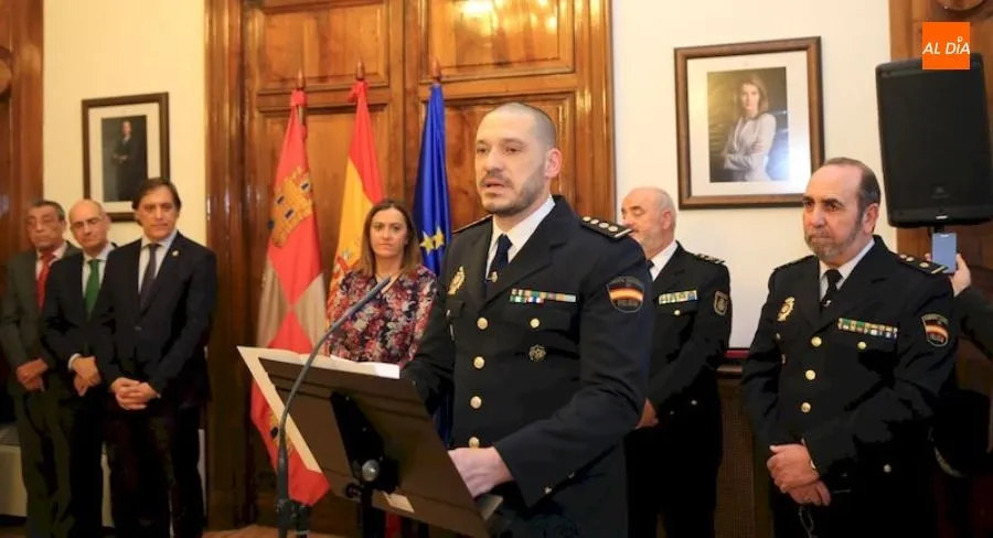 Luis Jesús Esteban Lezaún, comisario jefe provincial del Cuerpo Nacional de Policía en Salamanca