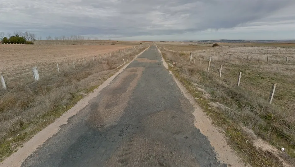 La DSA-107 cerca de Carpio Bernarndo. Foto: Google