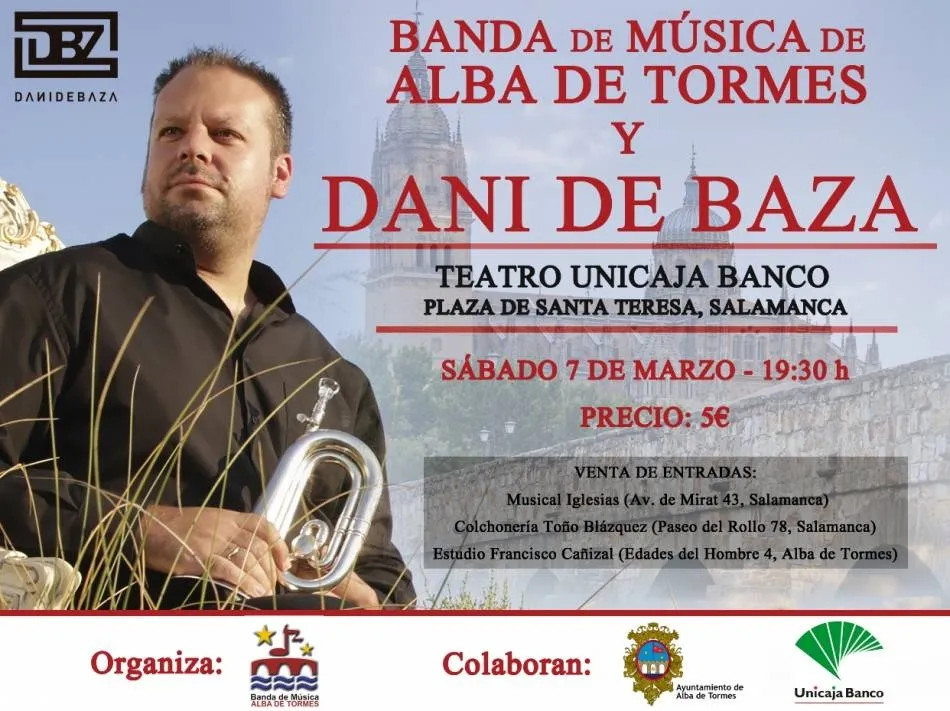Nuevo promocional del concierto de la Banda de Alba de Tormes y Dani de Baza