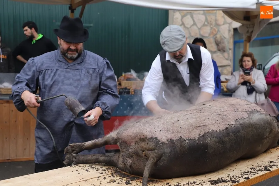 Matanza típica en Castellanos de Moriscos. Foto: Lydia González