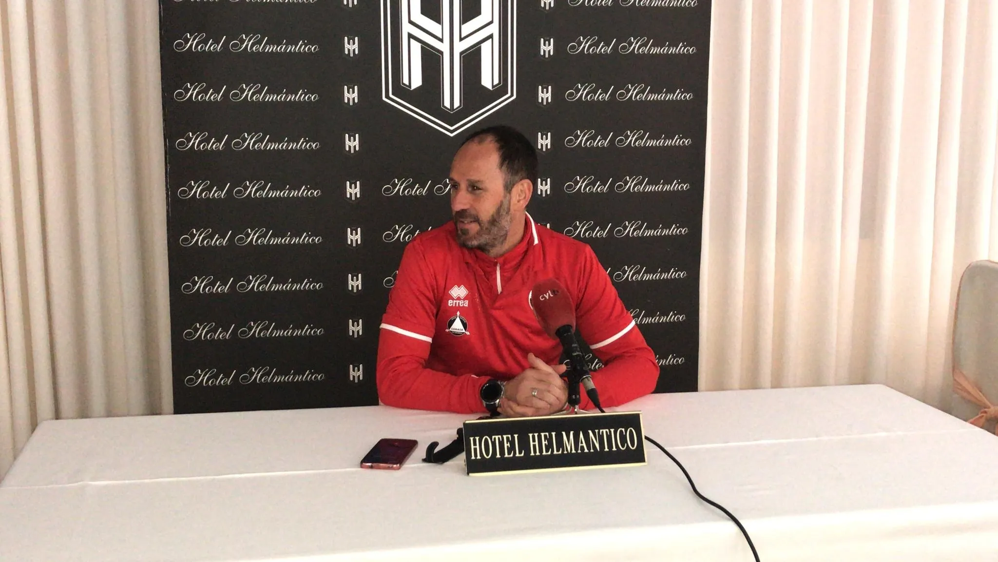 Luaces, en una comparecencia ante los medios