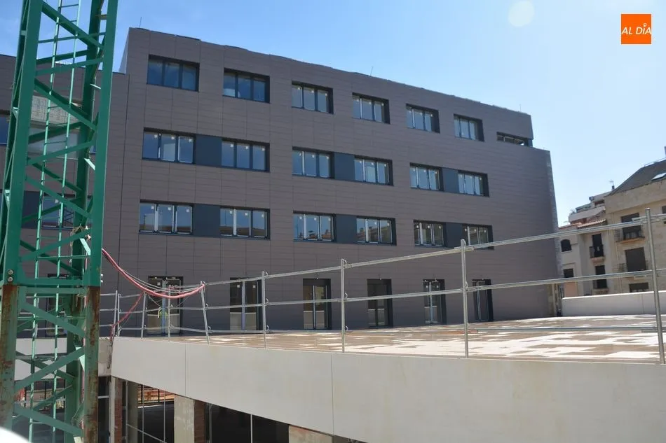 Imagen de las obras que se han venido ejecutando en el Centro Victoria Adrados