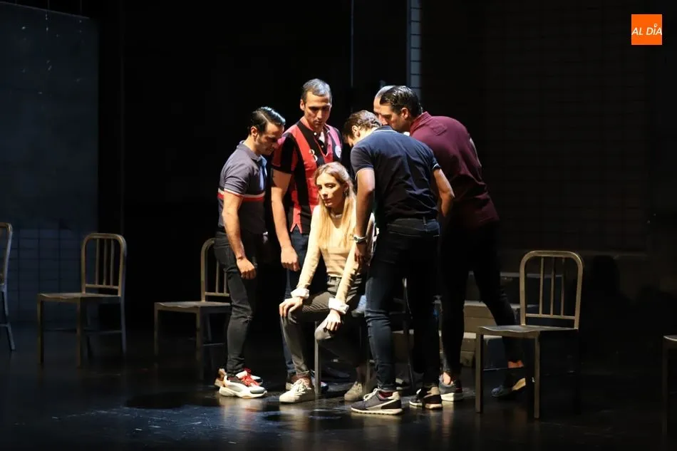 Un instante de la representación| Fotos: Lydia González