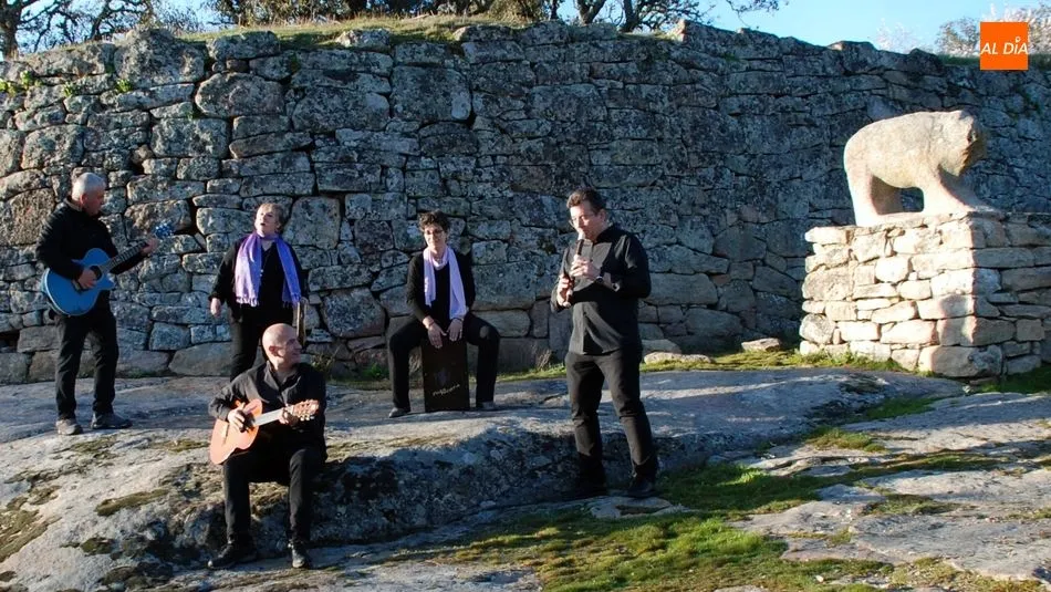 Uno de los momentos de la grabación del videoclip