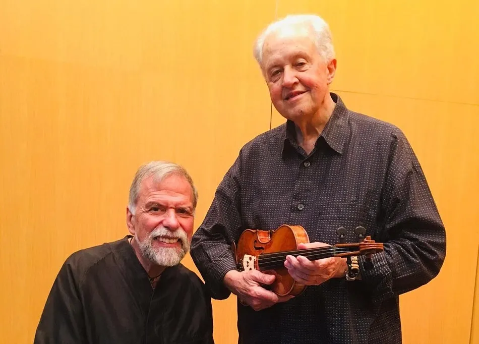 El violinista Nicolás Chumachenco y el pianista español Josep Colom, ofrecen un concierto en el...