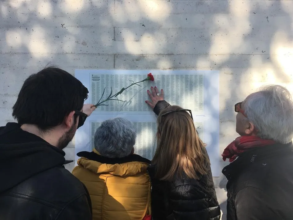 Un momento del emotivo acto| Foto: EP