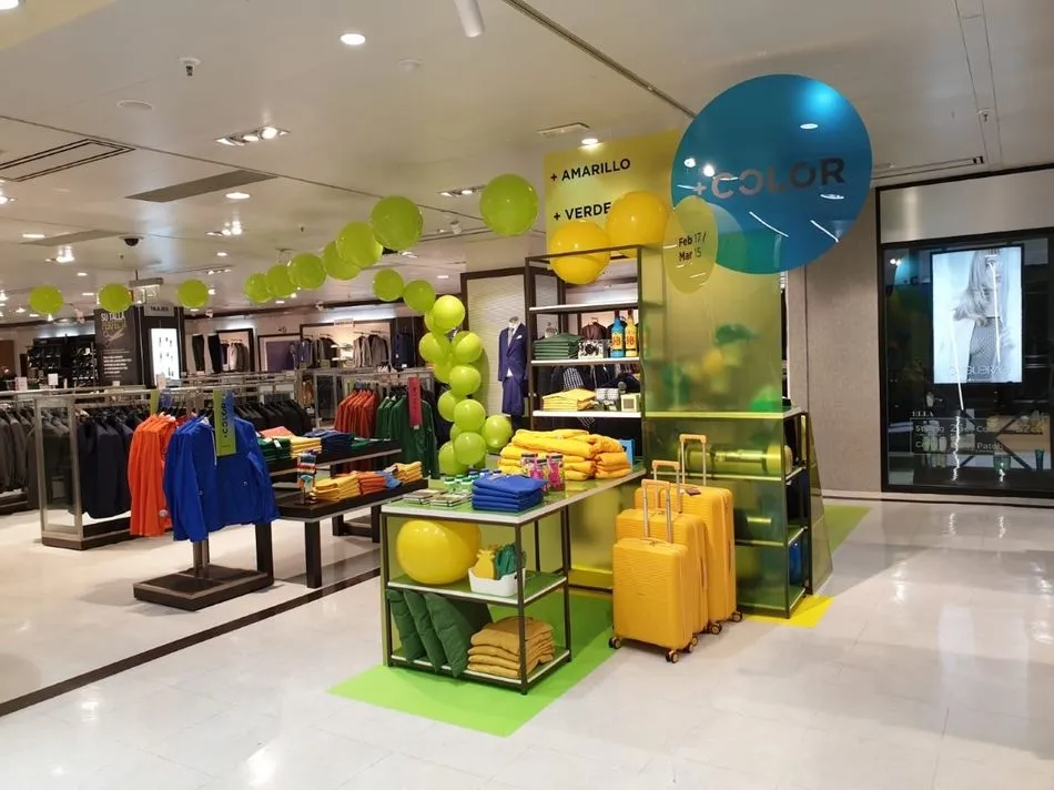 El color anticipa la primavera en El Corte Inglés