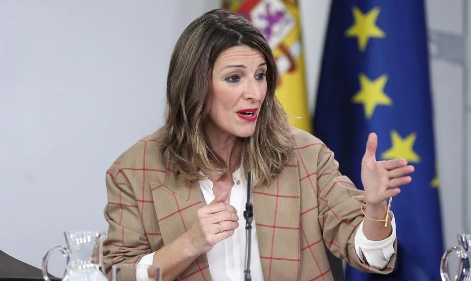 La ministra de Trabajo y Economía Social, Yolanda Díaz. Foto: EP
