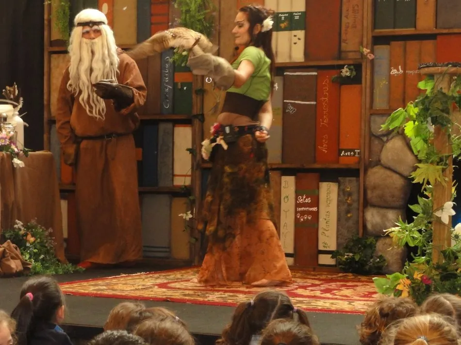 Un momento de la actividad que ha tenido lugar en el Colegio San Juan Bosco